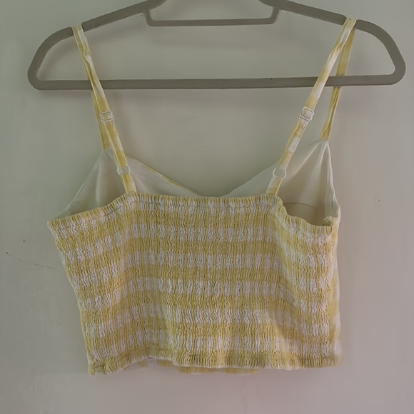 Yellow & White Gingham Top - Picture 2 of 4